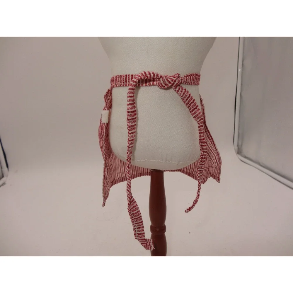 American Girl Kirsten Meet Apron Historical Retired Accessory Red White Striped